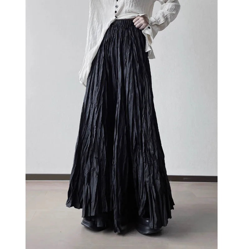 Black Pleated Skirt