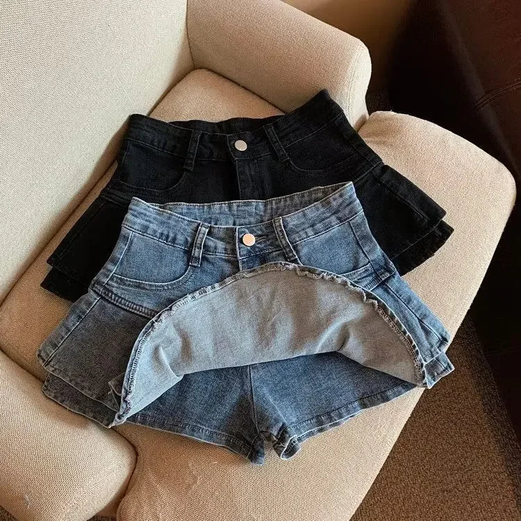 High-Waisted A-Line Cake Skirt