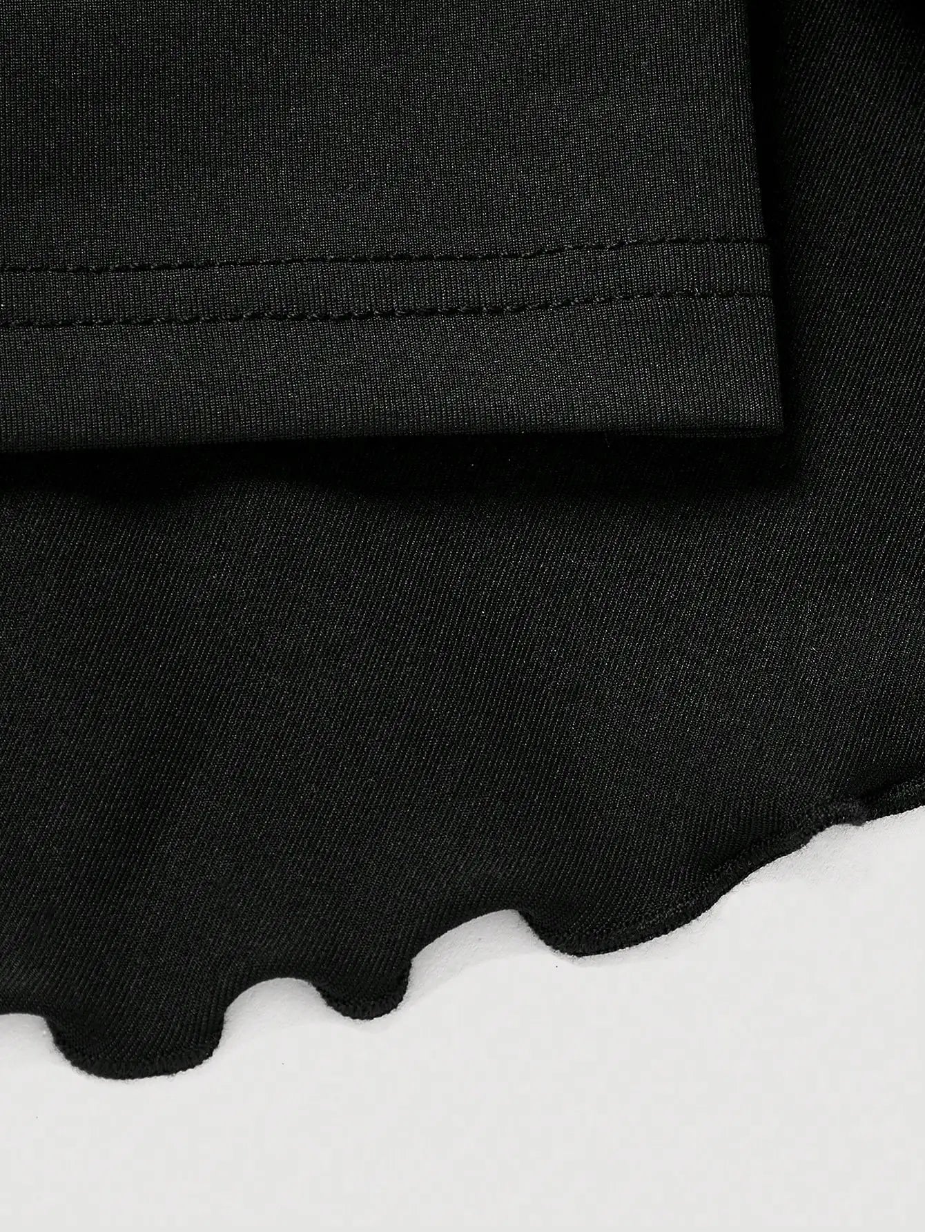 Ruffled Layered Mini Skirt with Side Drawstring