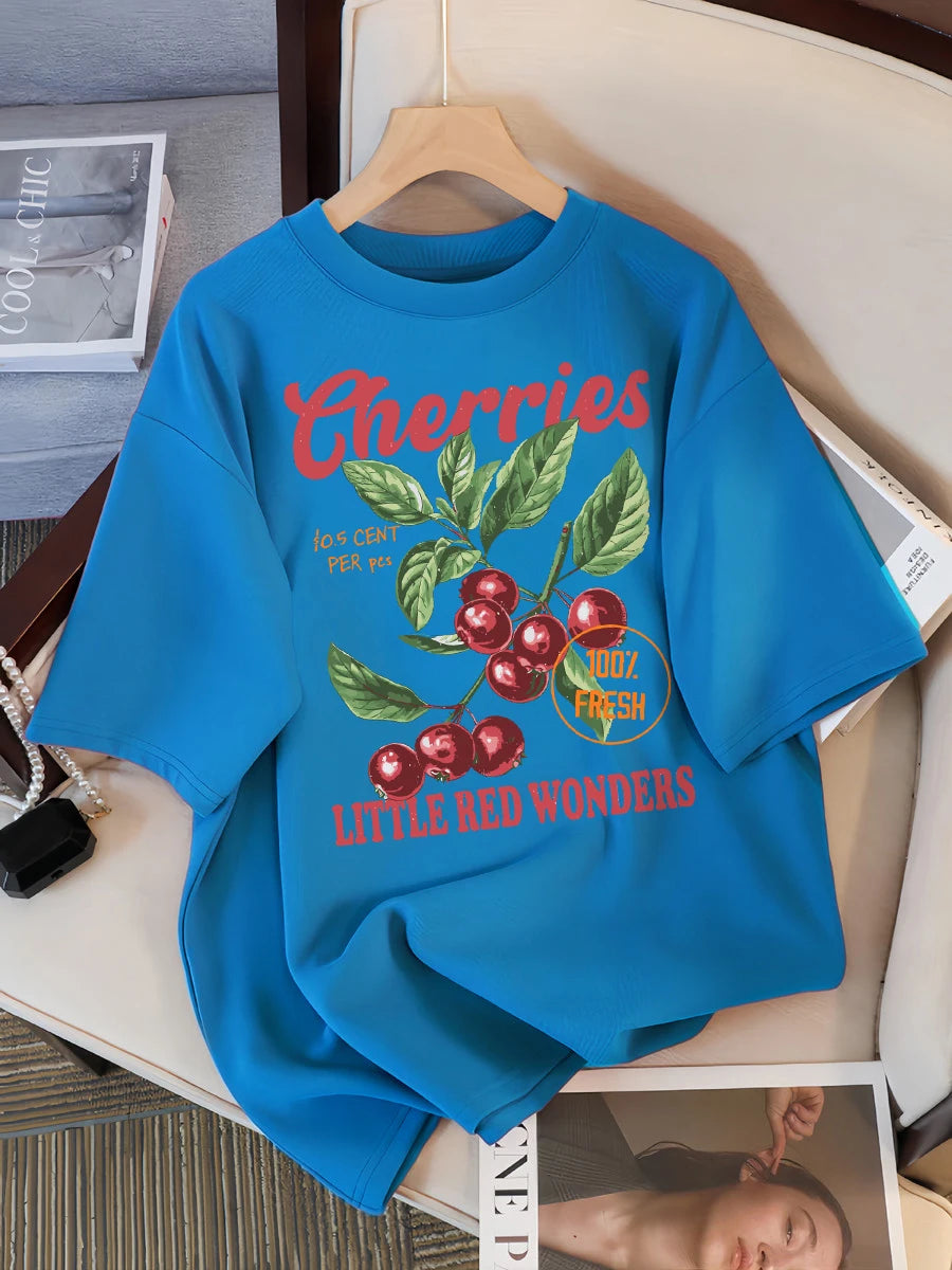 チェリー100%フレッシュ リトルレッドワンダーズTシャツ