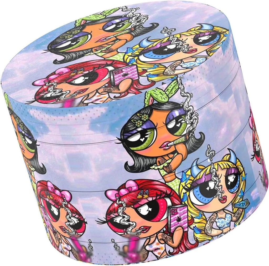 2inch/50mm Smoking Besties Metal Herb Grinder Smoking Accessories