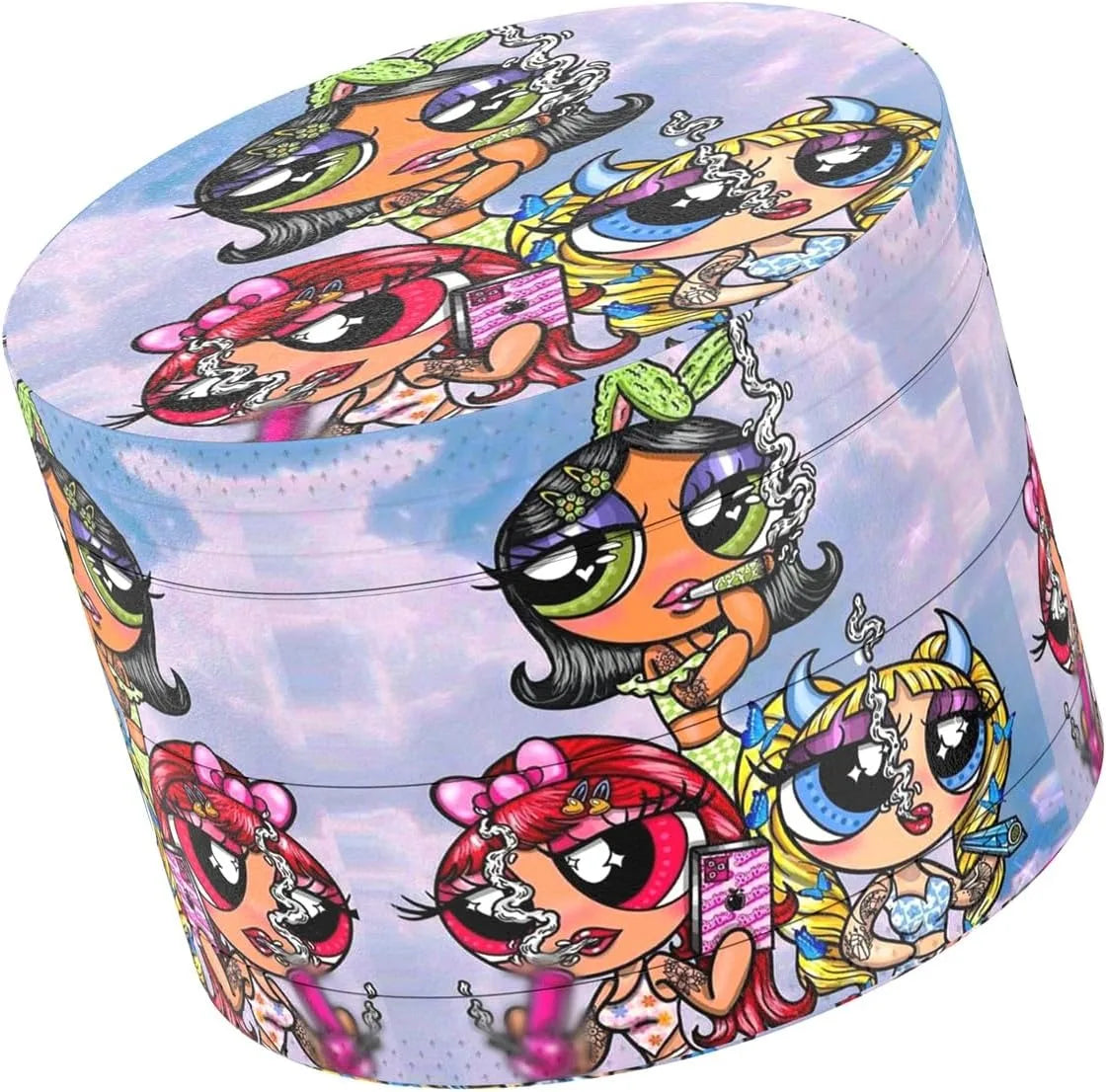 2inch/50mm Smoking Besties Metal Herb Grinder Smoking Accessories