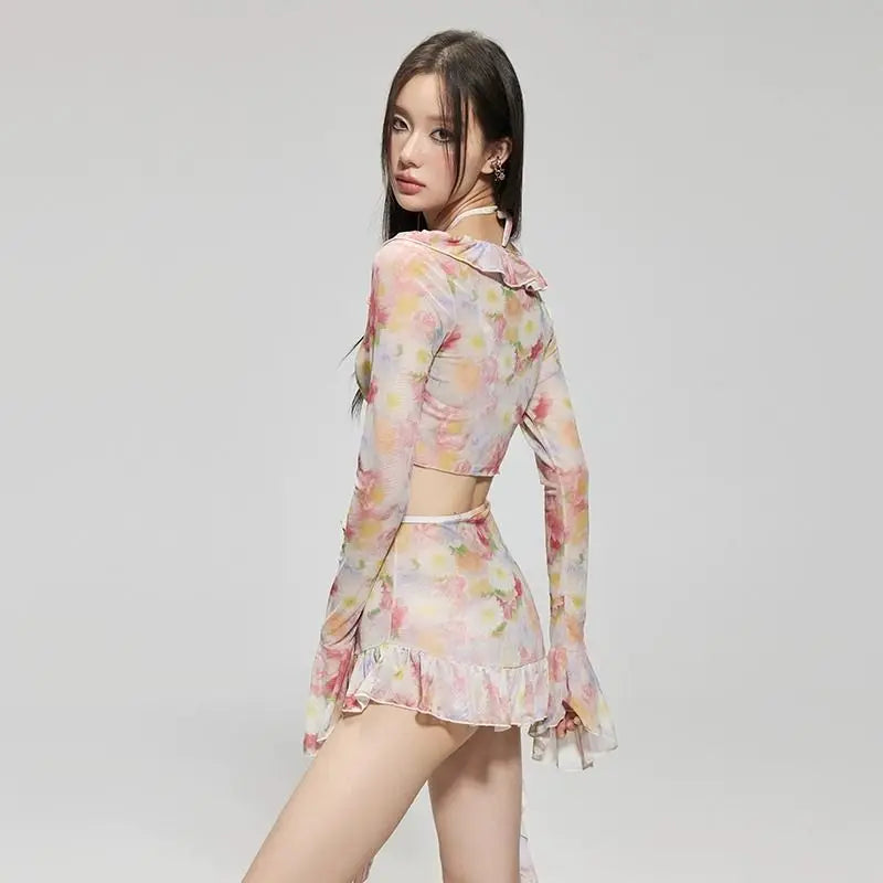 Ruffles High Waist Swimwear