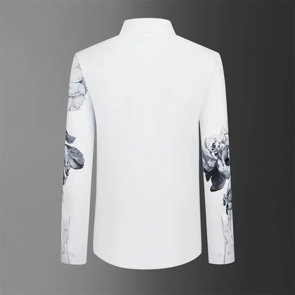 Rhinestone Flower Shirt