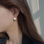 925 Sterling Silver Vintage Round Earrings