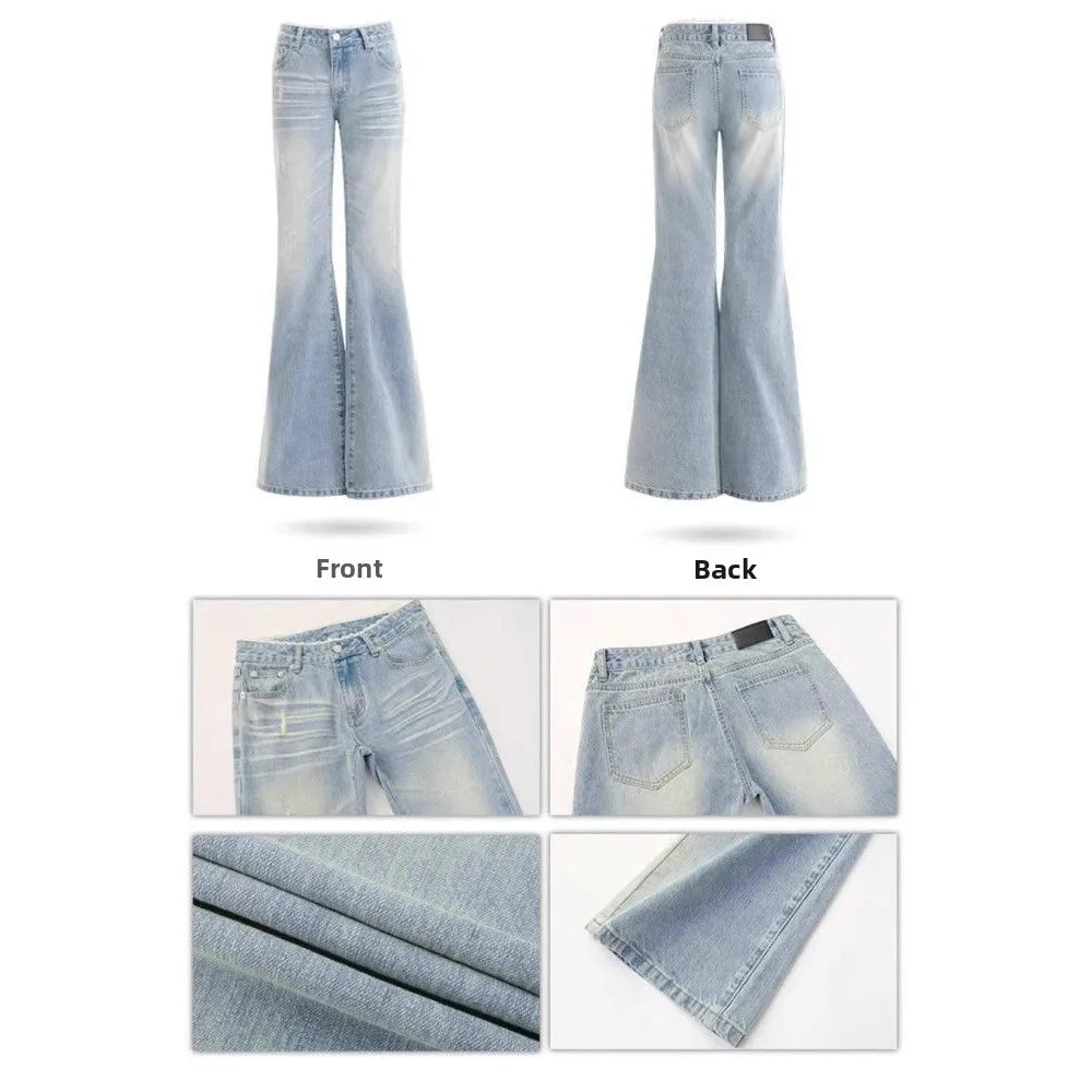 Low Waist Bell Bottom Jeans