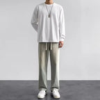 Loose Denim Wide Leg Pants