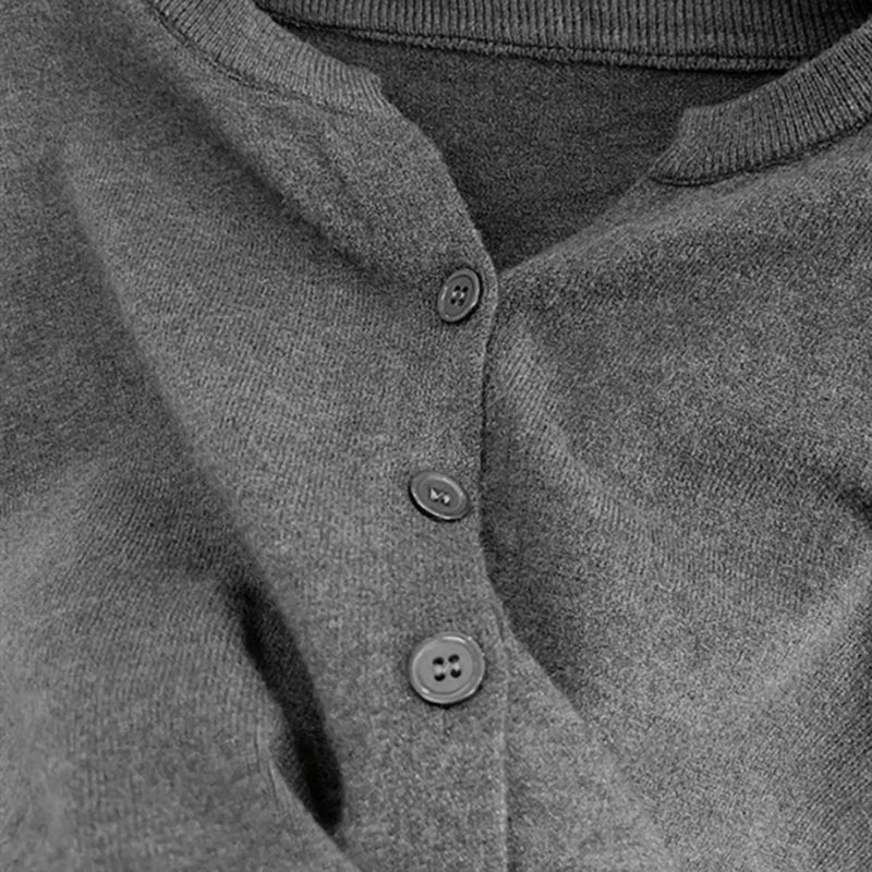 Knit Loose Short Cashmere Cardigan