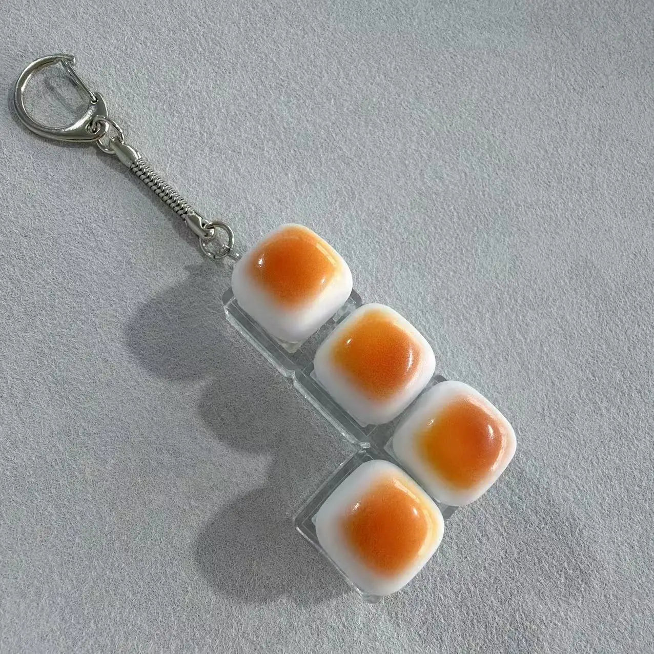 Bread Keycap Stress Relief shine Clicker Keychain Mechanical Keyboard Button Decompress Fingertip Keyring fidget toy sensory toy