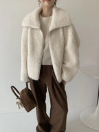 Fake Fleece Coat
