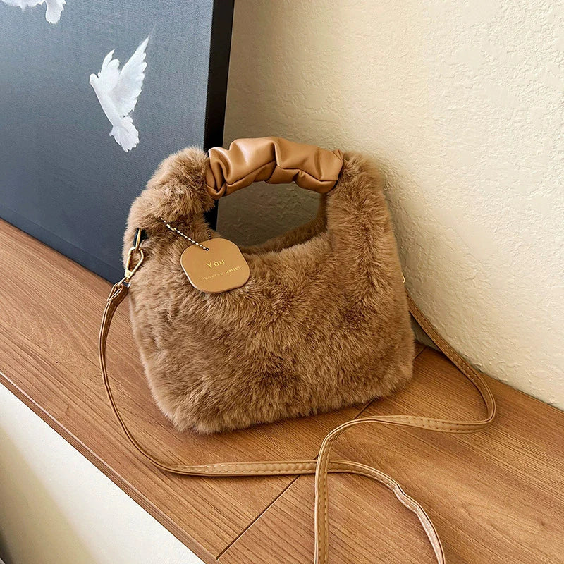 Faux Fur Crossbody Bag
