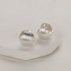 925 Sterling Silver Vintage Round Earrings