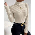 Ribbed Knit Turtleneck