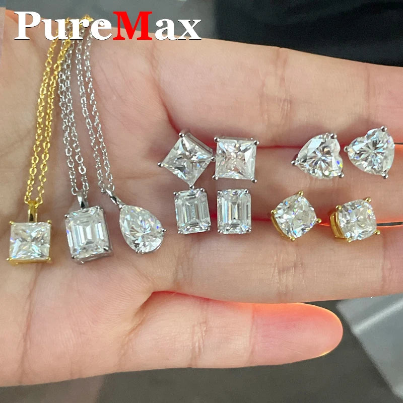 1-3ct Moissanite Diamond Jewelry Set
