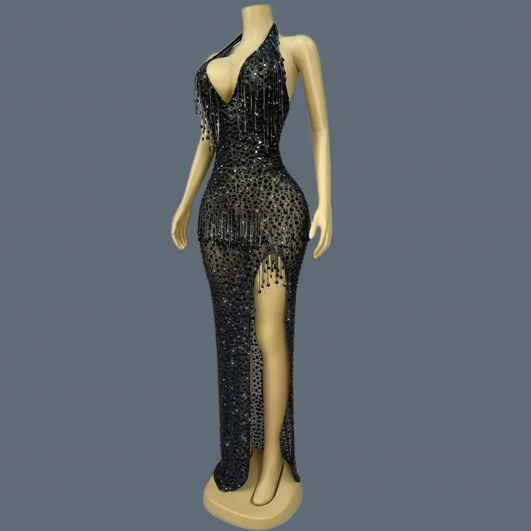 Mesh Evening Dress