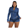 Denim Two Piece Set