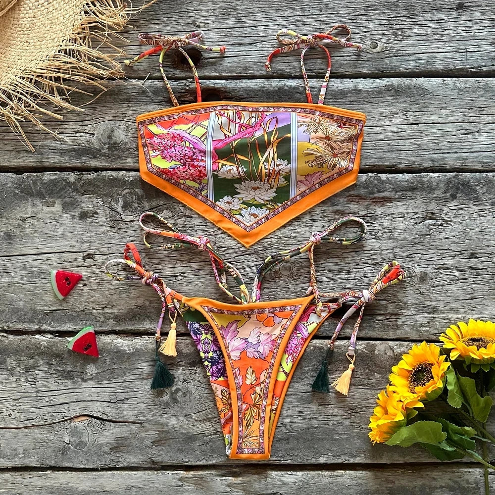 Print Brazilian Bikini