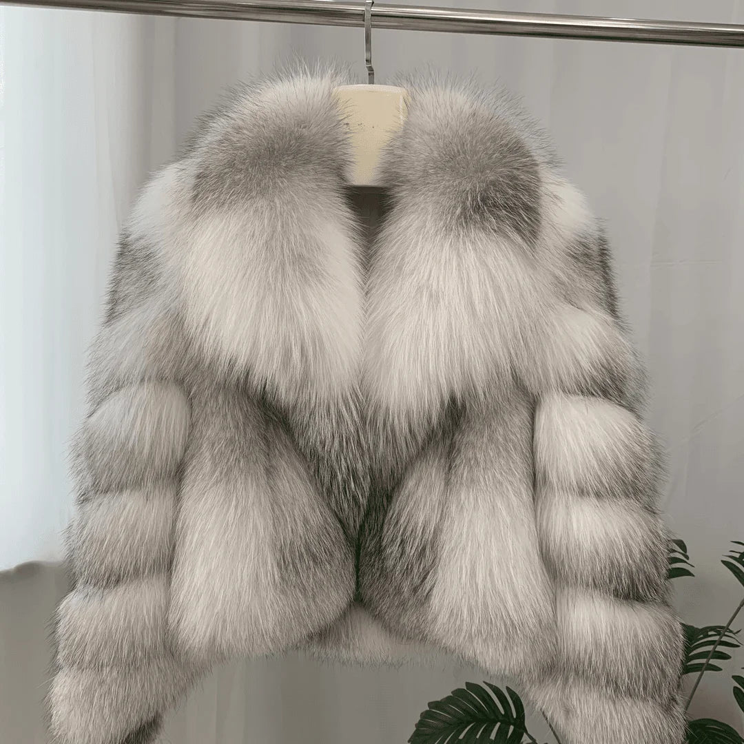 Real Fox Fur Coat