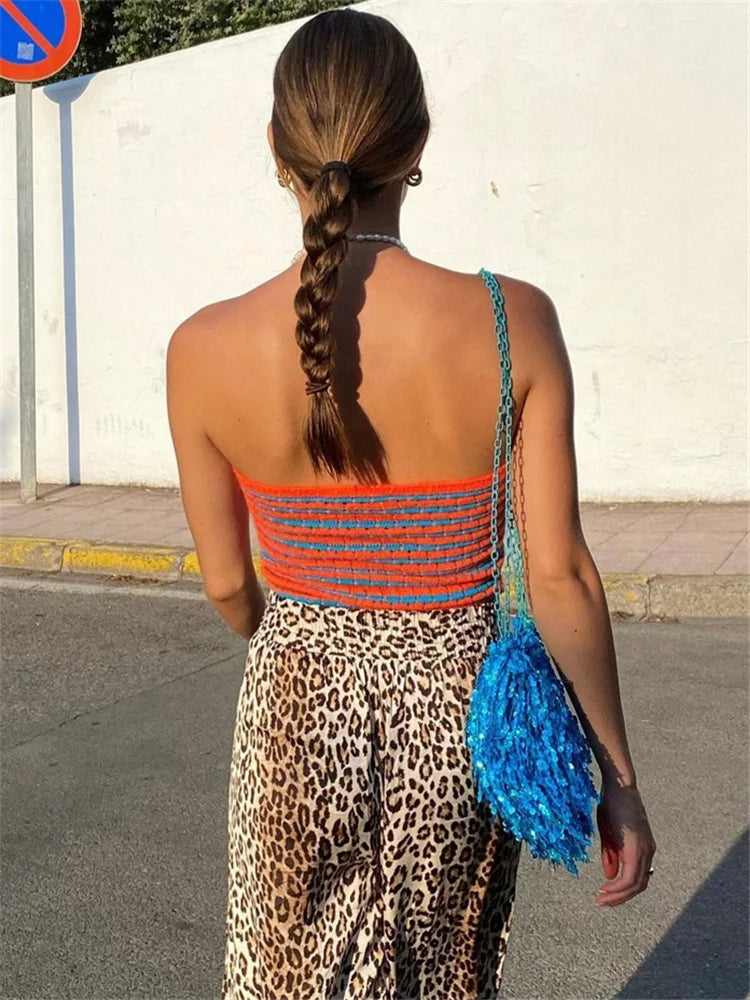 Tossy Off Shoulder Knit Tube Top
