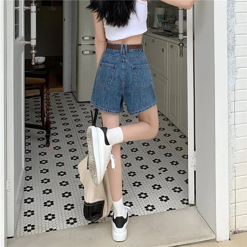 Blue Denim Shorts
