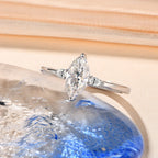 Marquise 1CT Moissanite Ring