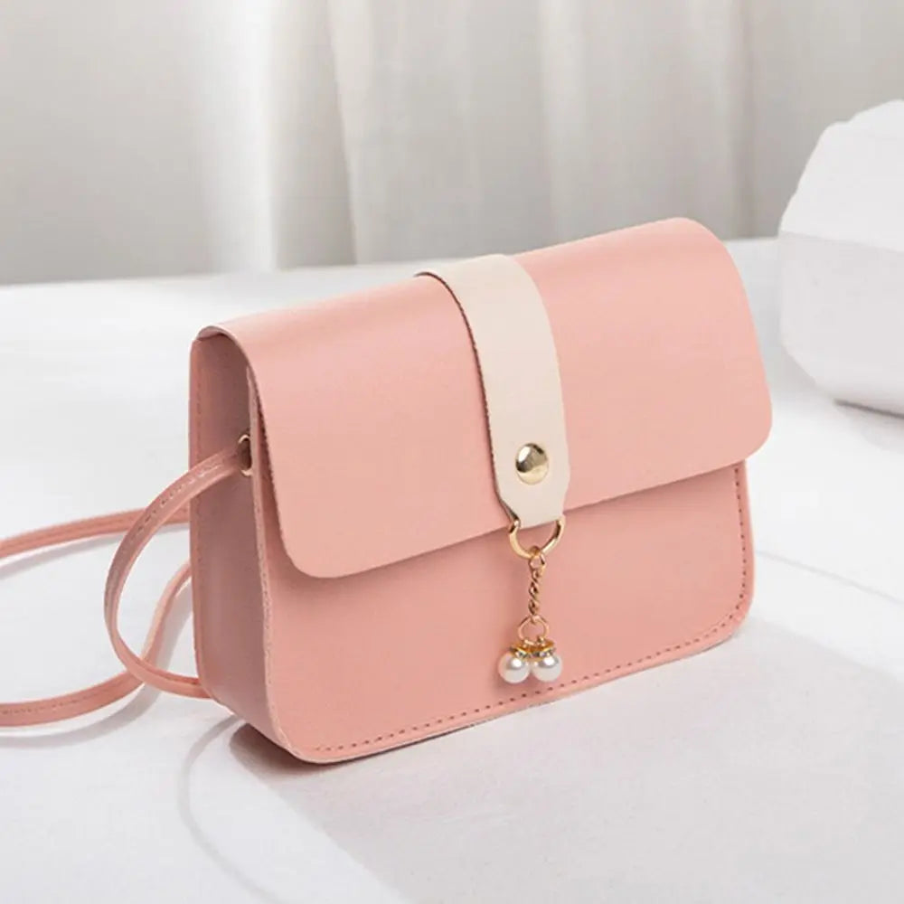 Pearl Accent Mini Crossbody Bag