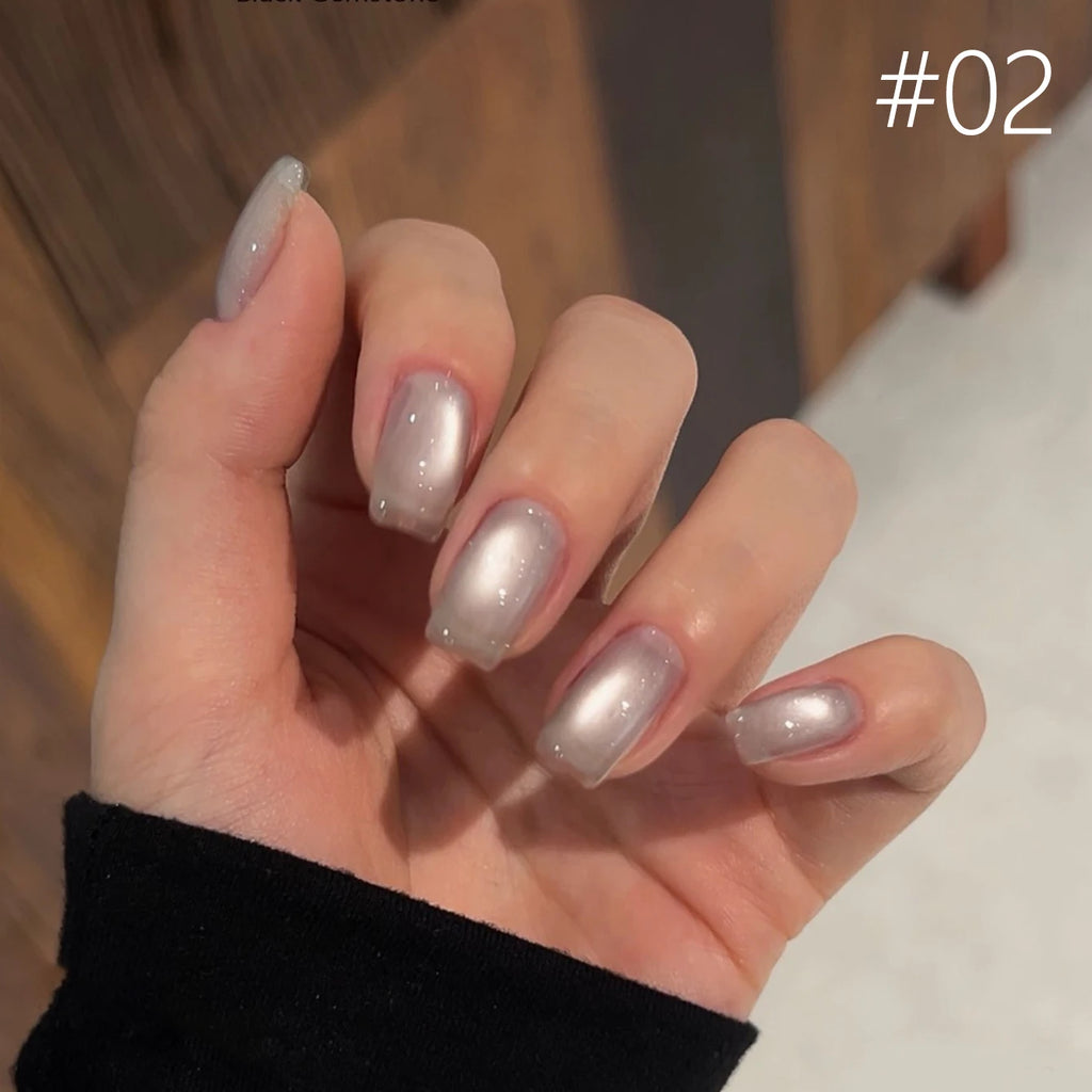 12ml 1-21pcs Brown Gold Cat Eye Gel Nail Polish