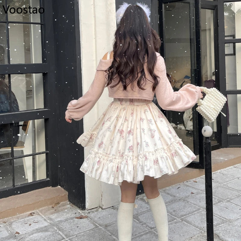 Floral Pinafore Dress & Bolero Set