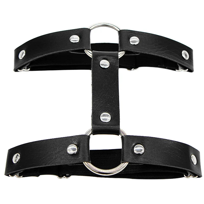 Leather Leg Garter Belt