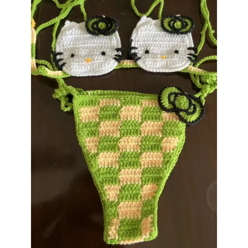 Crochet Kitty Bikini