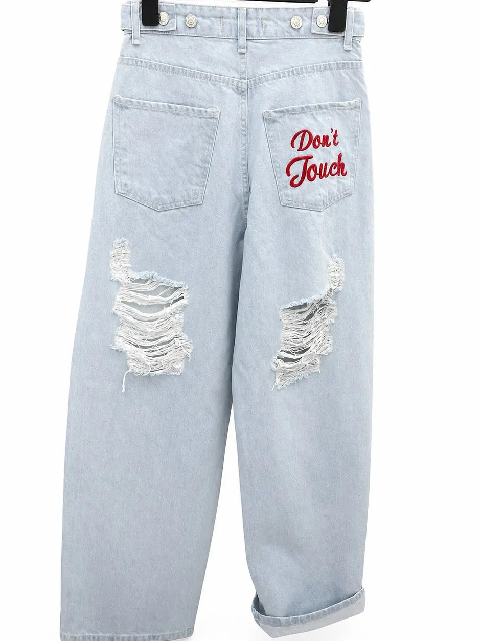 Star Ripped Jeans