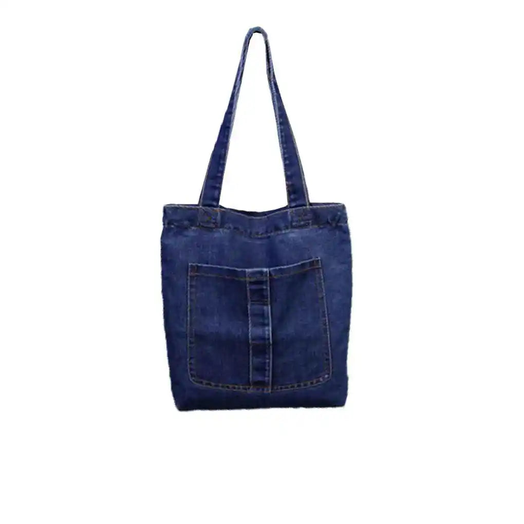 Canvas Denim Shoulder Bag
