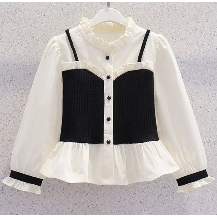 Shirt + Flared Pants Set
