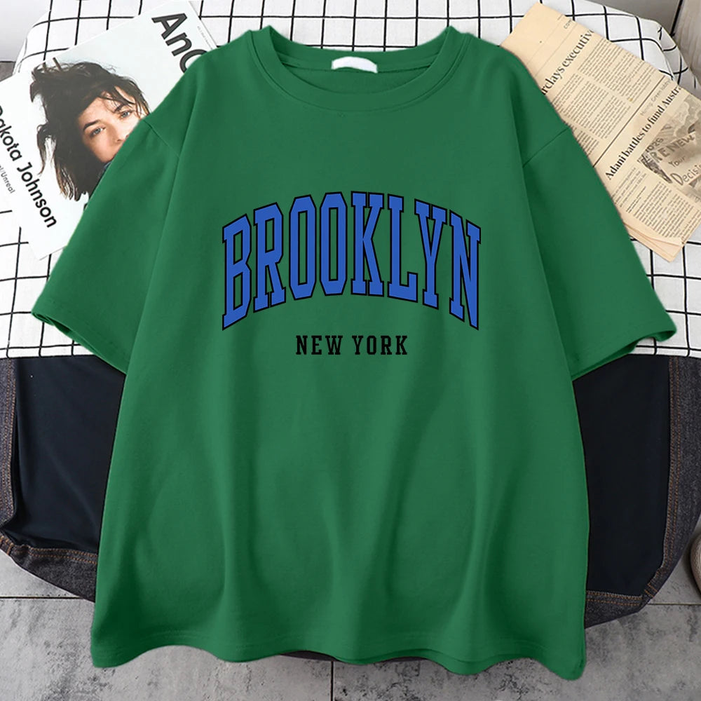 Brooklyn New York Blue Design Tee