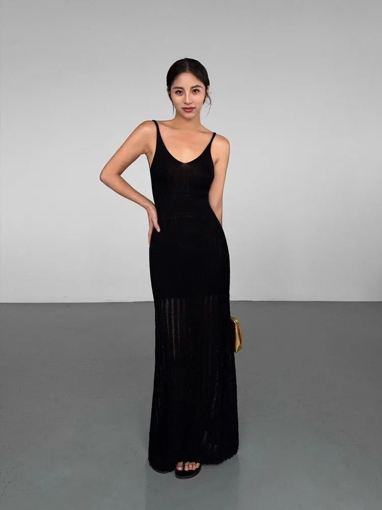 Knitted Long Skirt