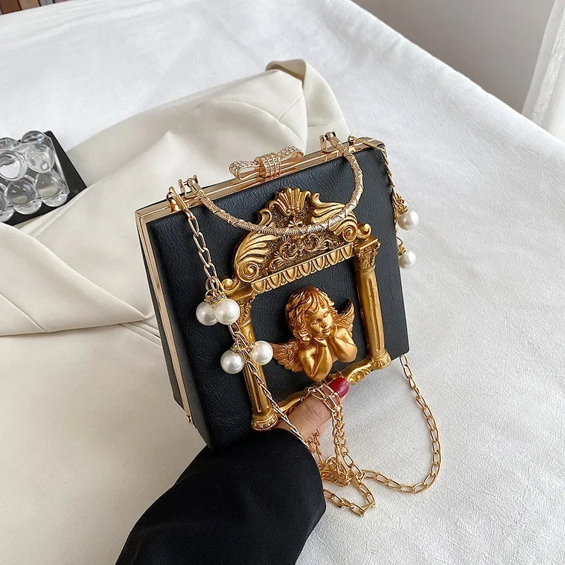 Angel Flower Chain Handbag