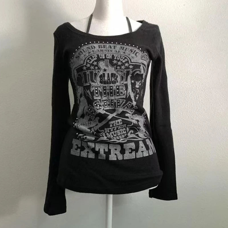 Cross Print Tee