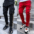 Reflective Straight Sports Casual Trousers