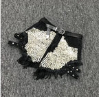 Rivet Denim Shorts