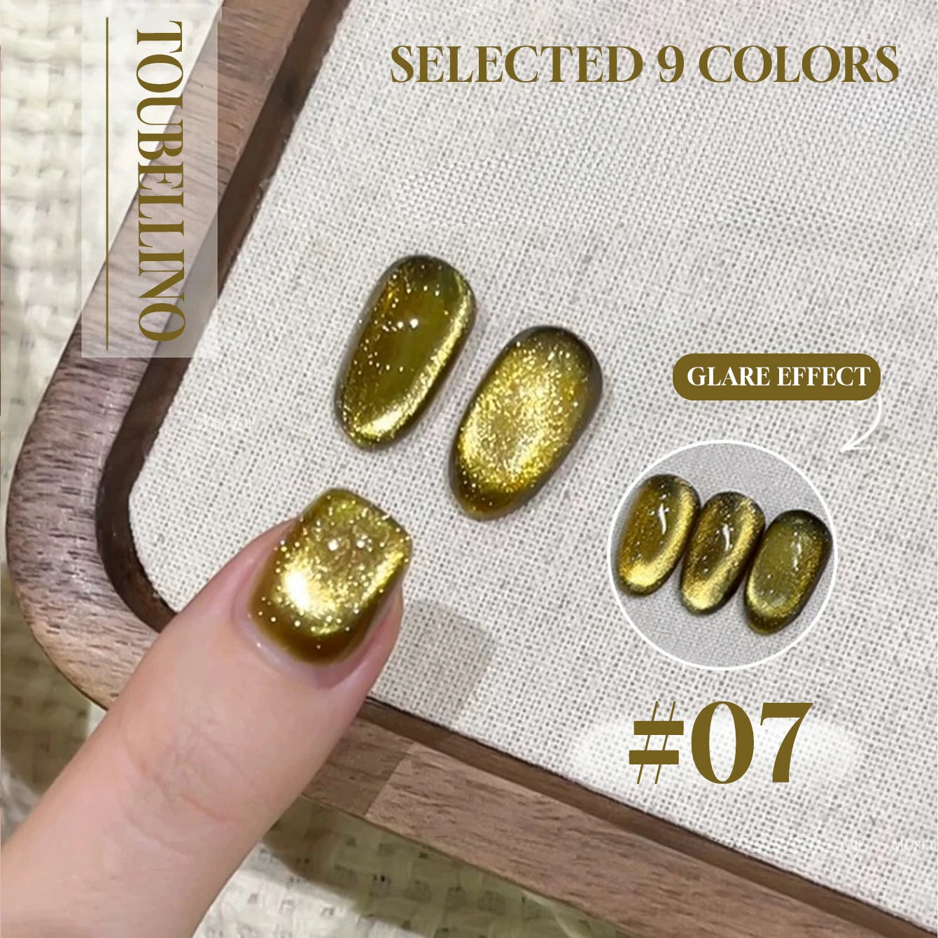 MIANEL 12ML Flower-like Satin Cat Eye Gel Nail Polish Popular Whitening Nail Polish Suitable Red Nails Blue Nails 1-12pcs