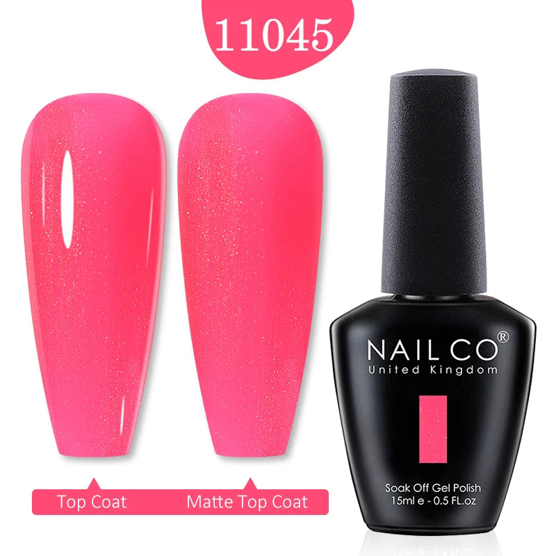 NAILCO 15ml Nail Gel Polish Winter Nude Colors Hybrid Gel Varnish Manicure UV Gel Nail Polish Primer Top Base Coat LED Nails Art