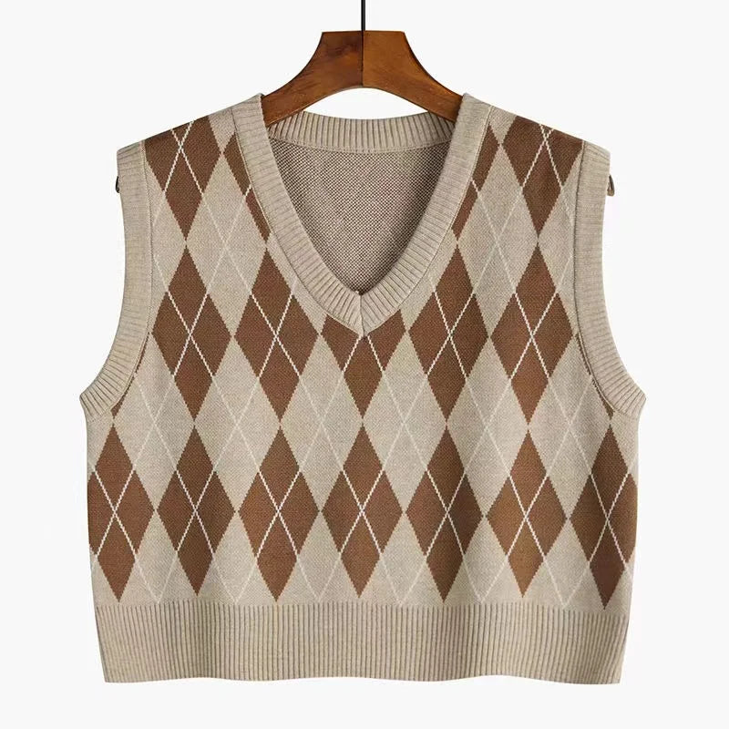 Diamond Knit Vest