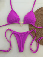 Sweetheart Contrast Bikini Set