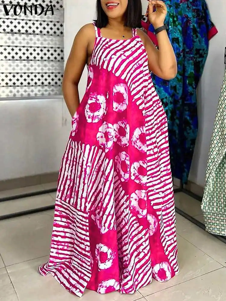 Bohemian Printed Maxi Dress