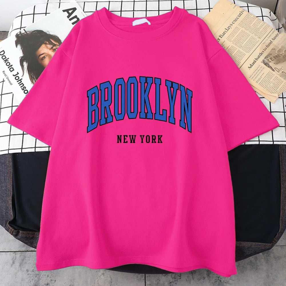 Brooklyn New York Blue Design Tee