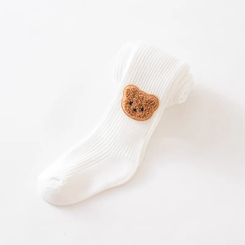 Little Bear Cub Ribbed Tights