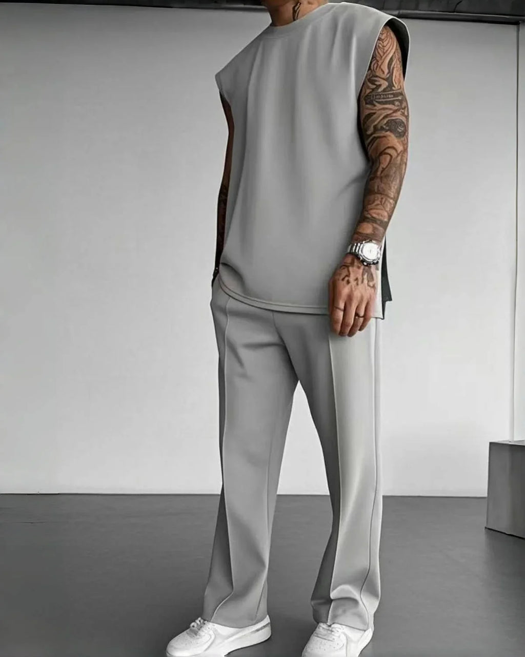 Minimalist Sleeveless Set