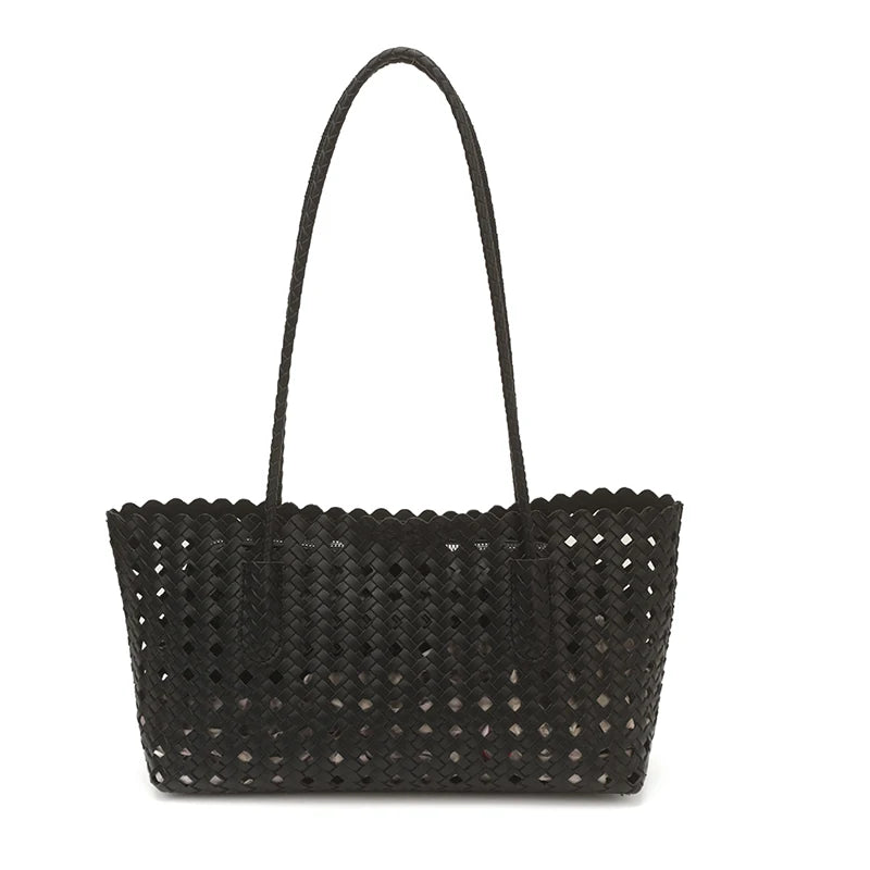 Straw Woven Tote Bag