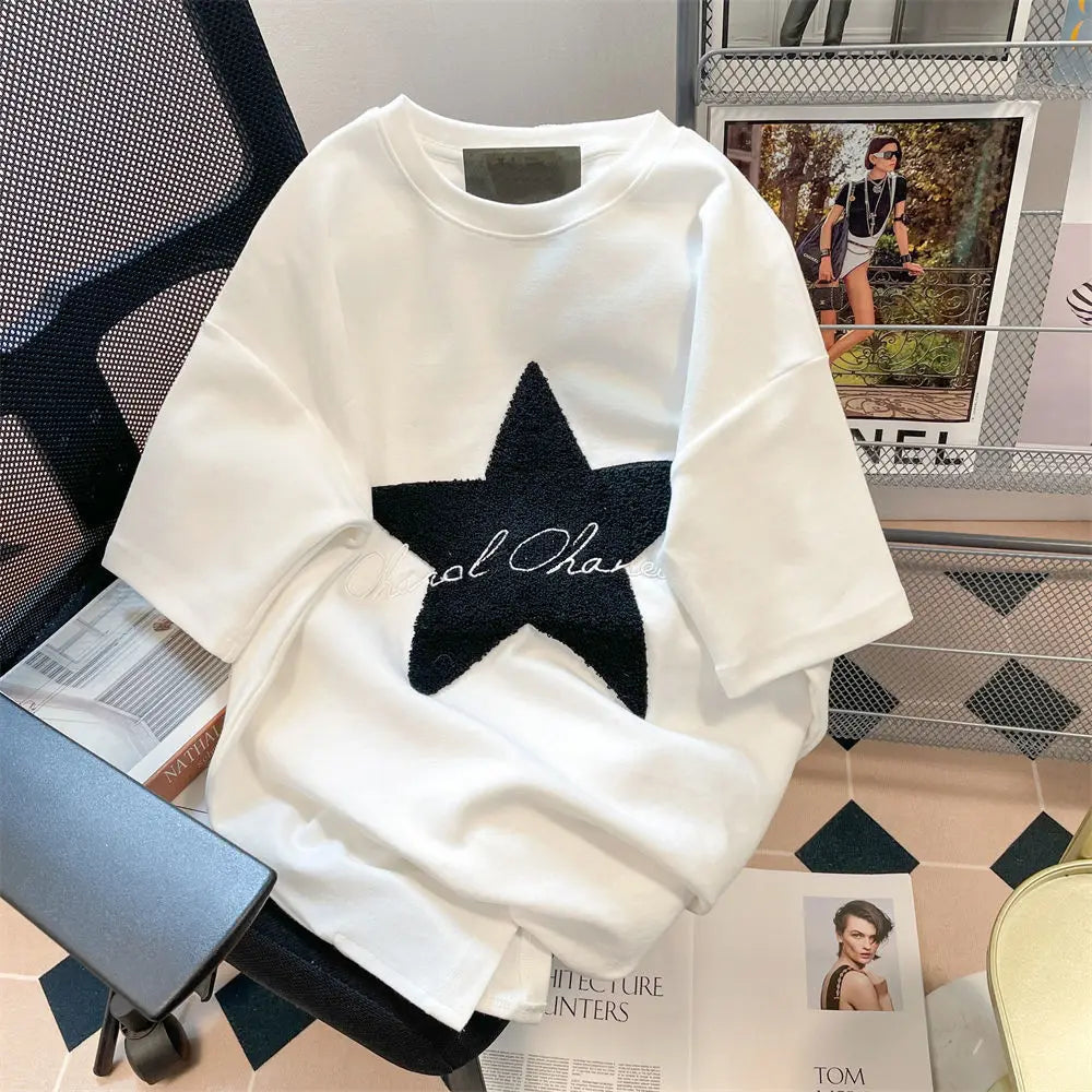 Embroidered Short-Sleeved Tee