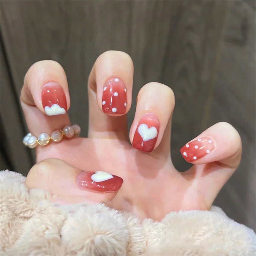 24pcs Professional Ultra-thin Finished Fake Nails